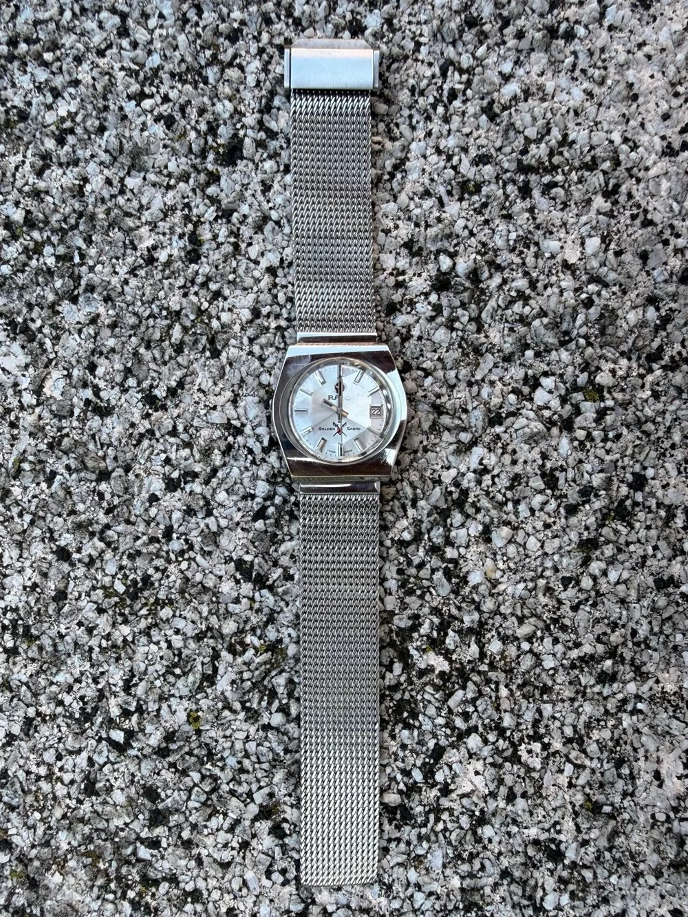 Silver Mesh Bracelet Watch - Silver